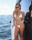 Stargirl Thong Bikini White